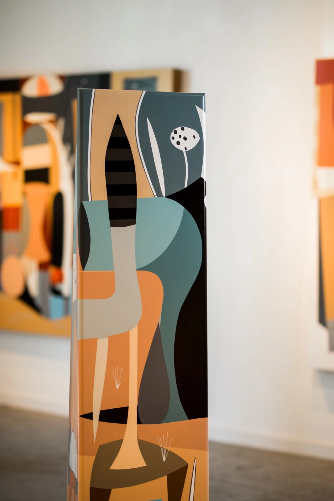   Bona Fides  | 6ft x 17in x 10 in | Acrylic on Wood, UV Clear 