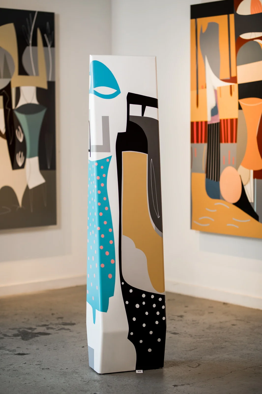   Outside  | 6ft x 17in x 10 in | Acrylic on Wood, UV Clear 