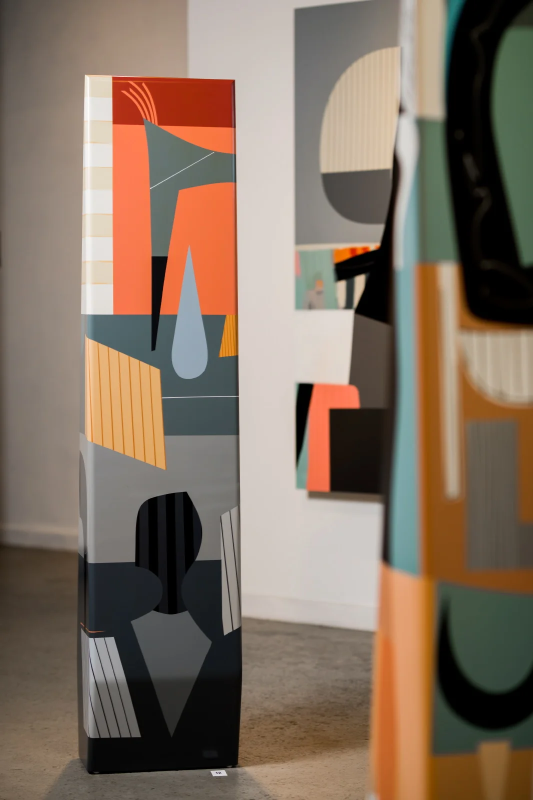   Compass  | 6ft x 17in x 10 in | Acrylic on Wood, UV Clear 