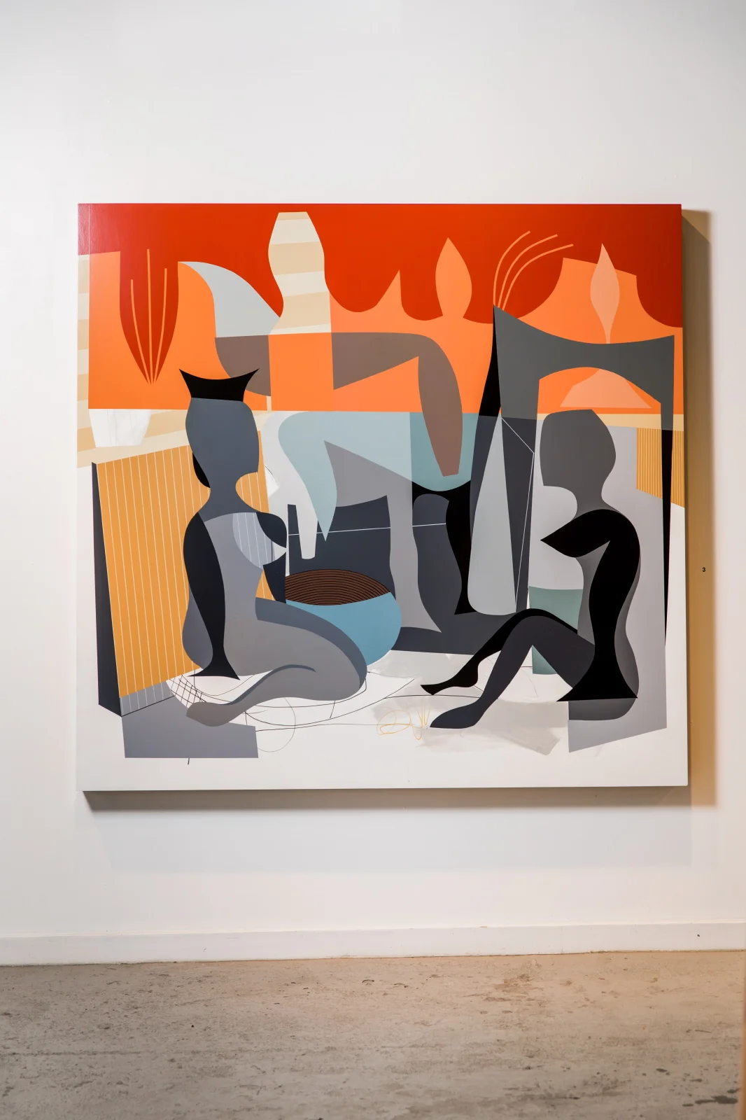   Progression  | 6’x 6’3”x 4” | Acrylic, UV Clear, Oak Panel 