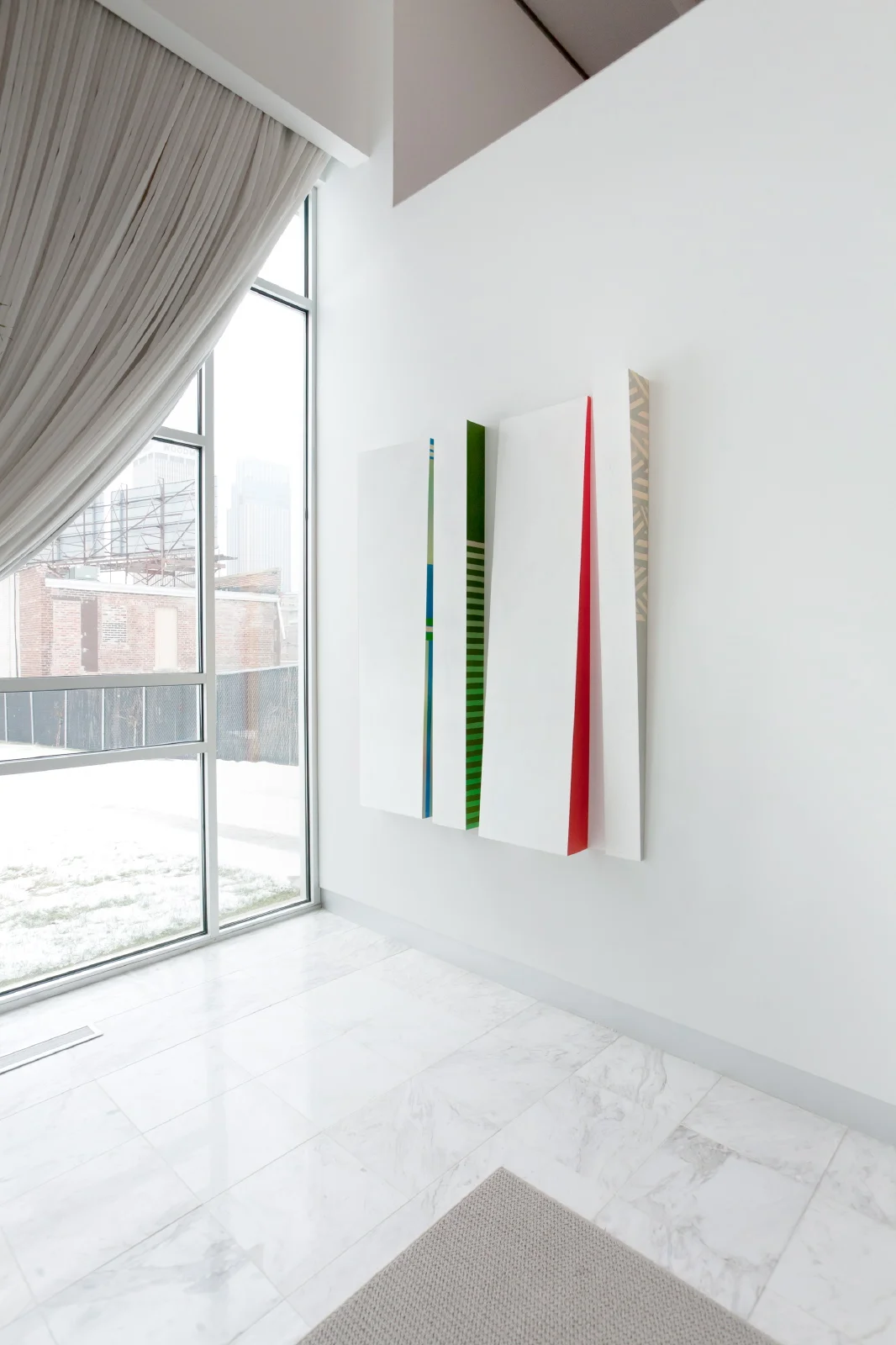   White Marble | 10-Panel Fade Set | 10ft x 6ft  (split into 2-pieces)  