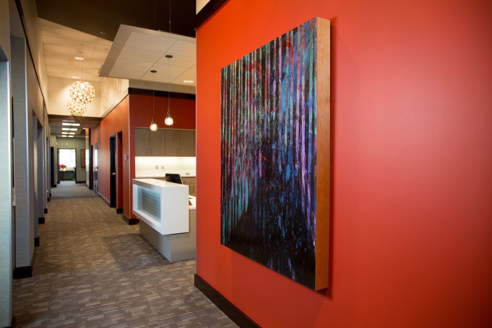   Dark Road Light Rain  | 5ft x 4ft 