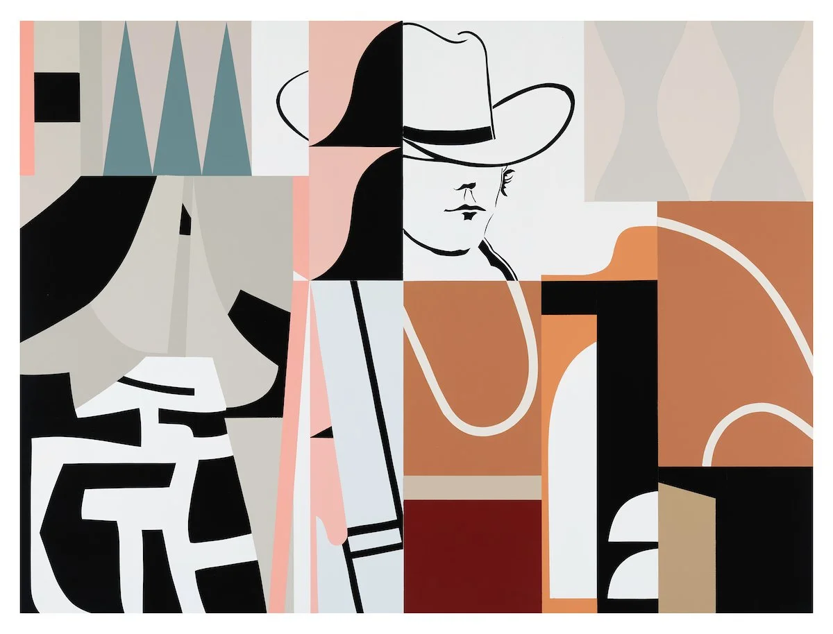  Leeway • 36” x 48” •&nbsp; Acrylic, White Oak Panel, Clear Coat 