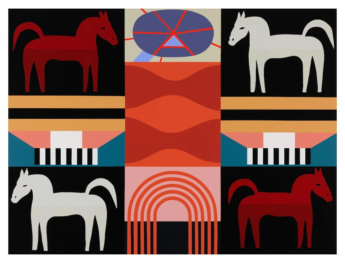  Range • 36” x 48” •&nbsp; Acrylic, White Oak Panel, Clear Coat 