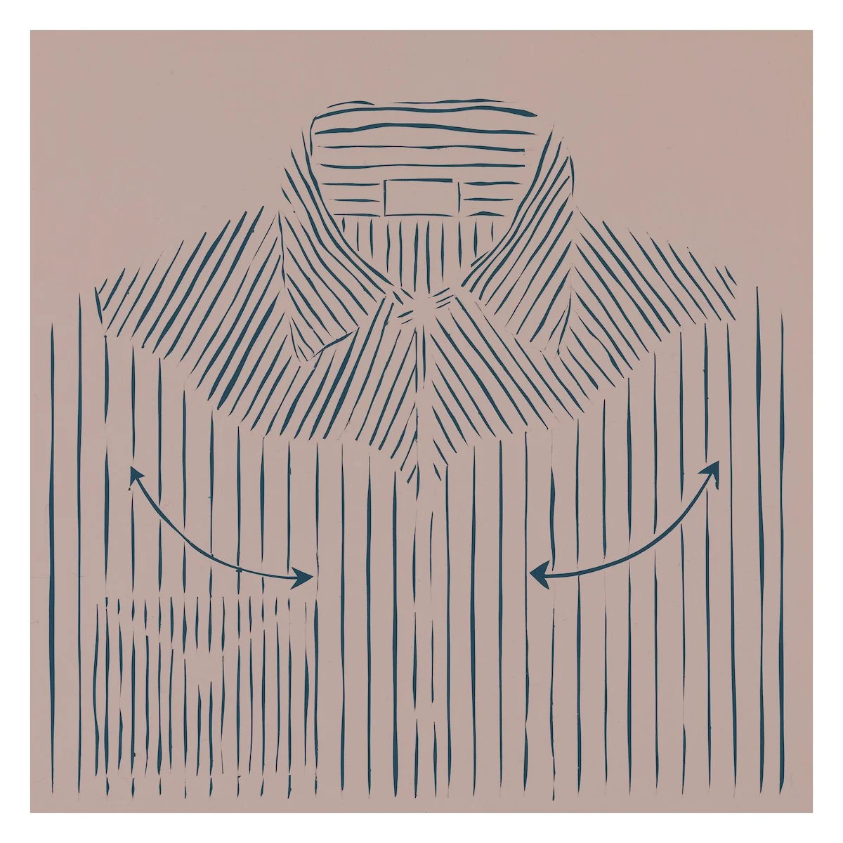   Uniform  • 15” x 15” •&nbsp; Acrylic, Clear Coat, Walnut Frame 