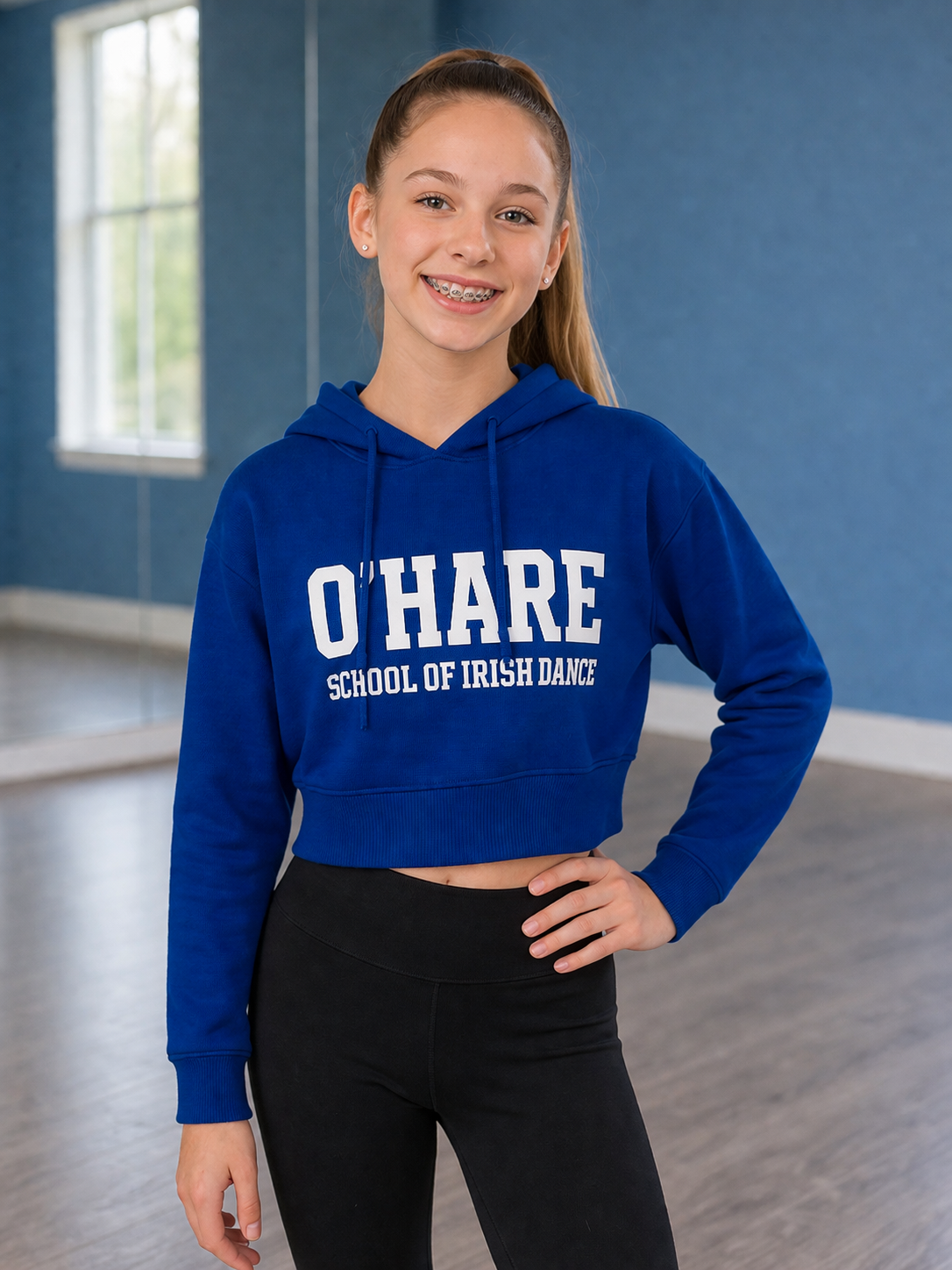 O'Hare Sport Cropped Hoodie (see notes for sizing)