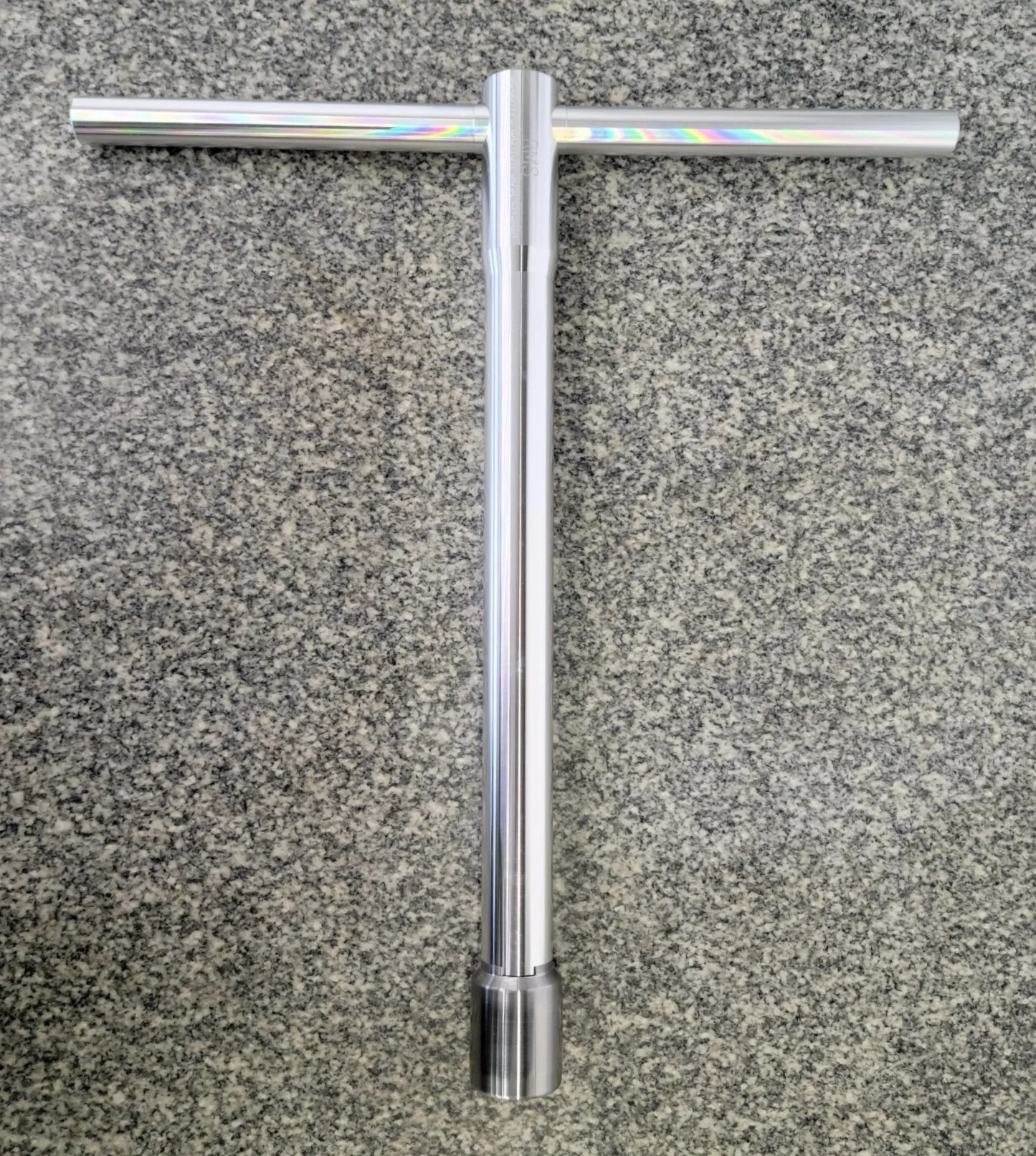 This is burnishing tool that we use to improve the feel and ride of your fork.