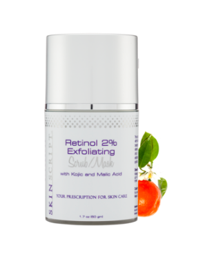 Skin Script Retinol 2% Exfoliating Scrub/Mask