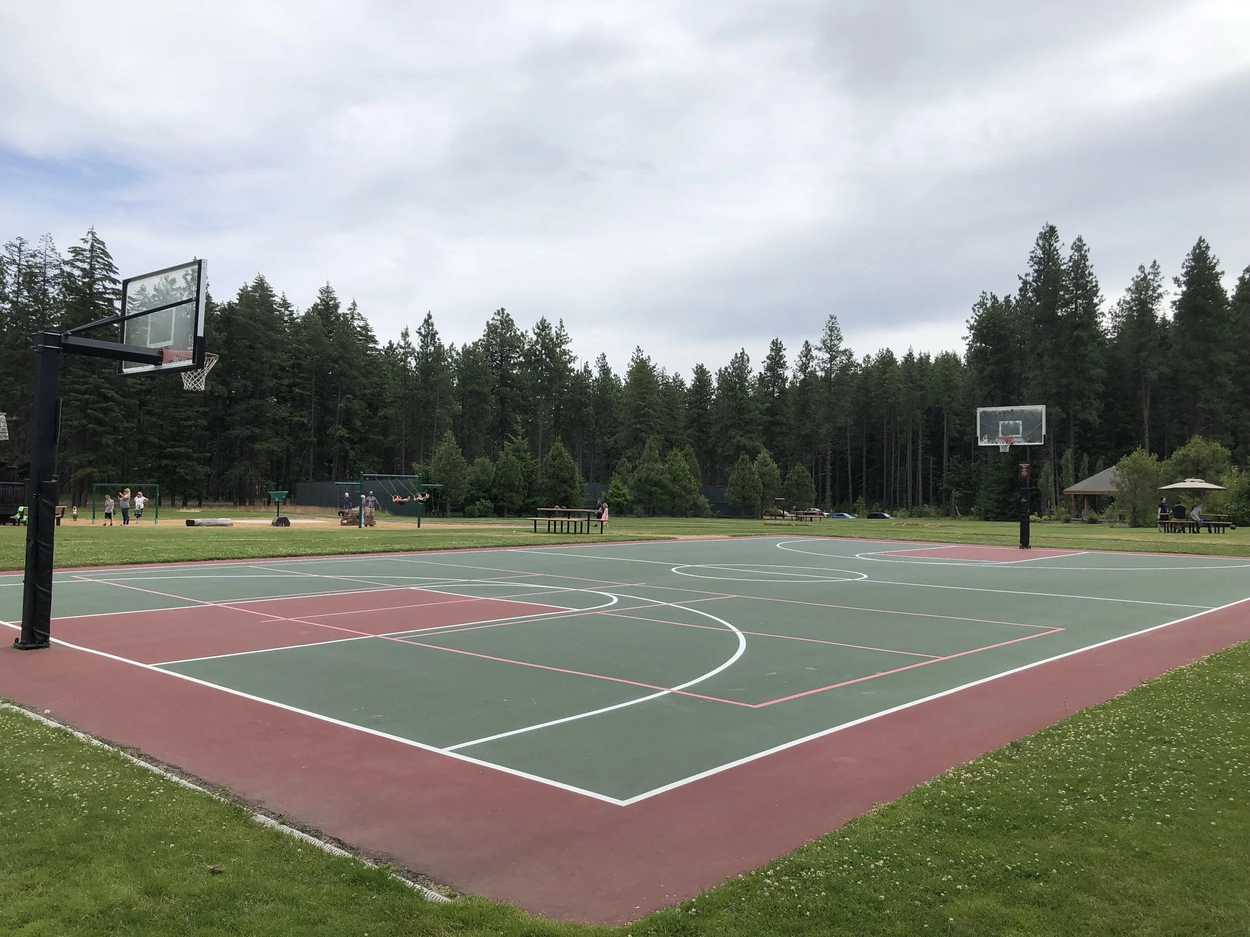  Basketball court at Dawson park 