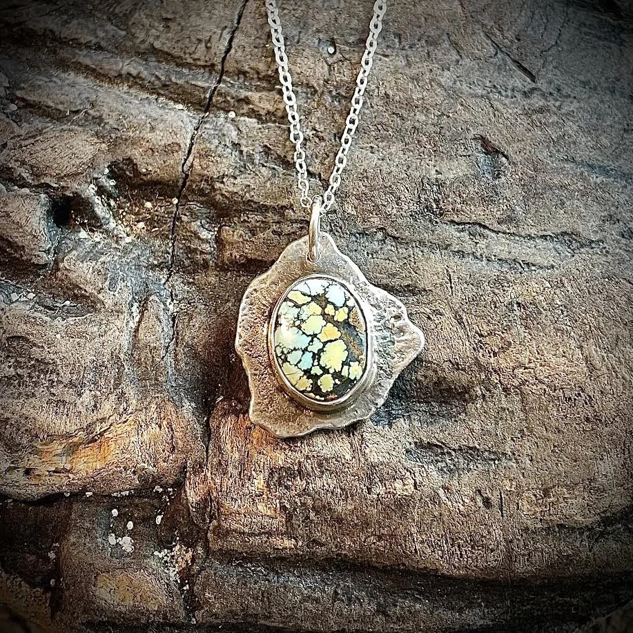 Stone Splatter Pendant A
