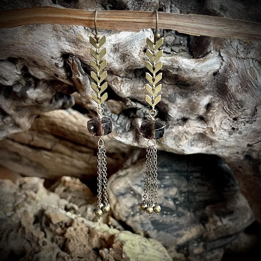 Goddess Drops - Smoky Quartz