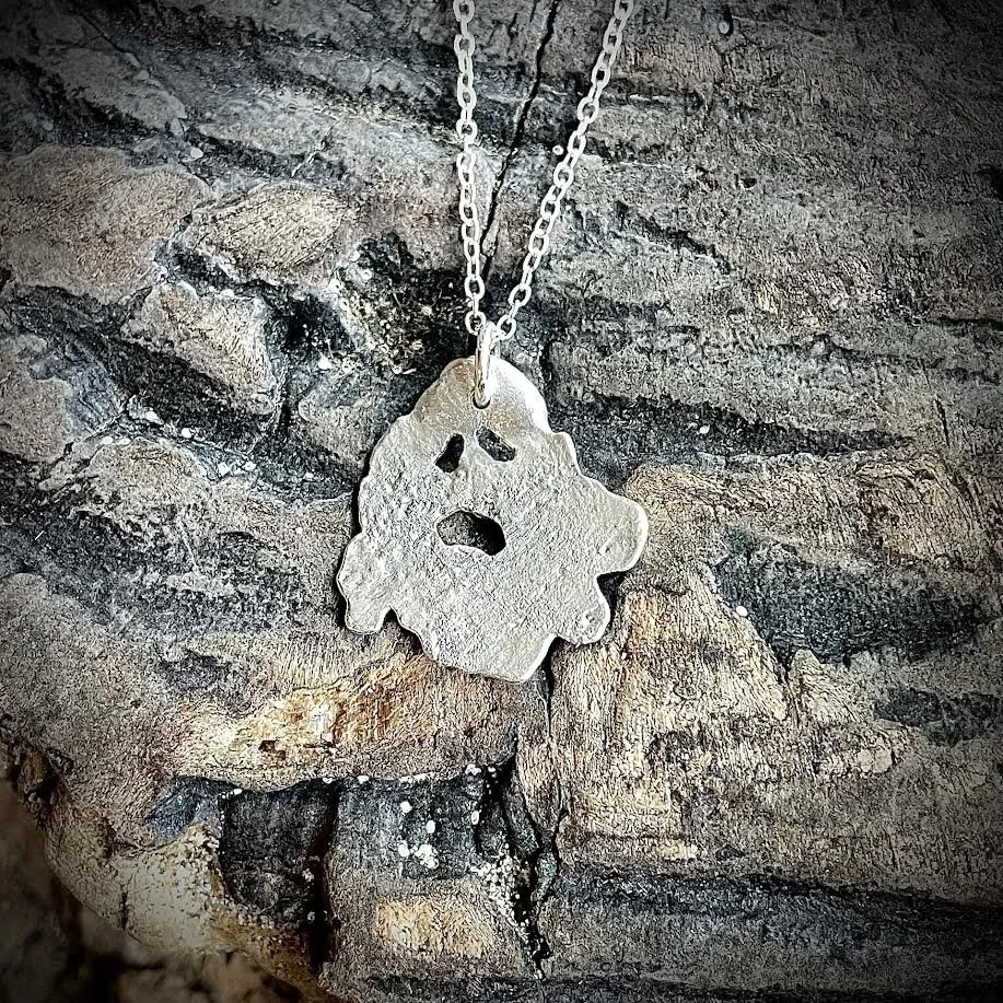 Ghost Splatter Pendant A