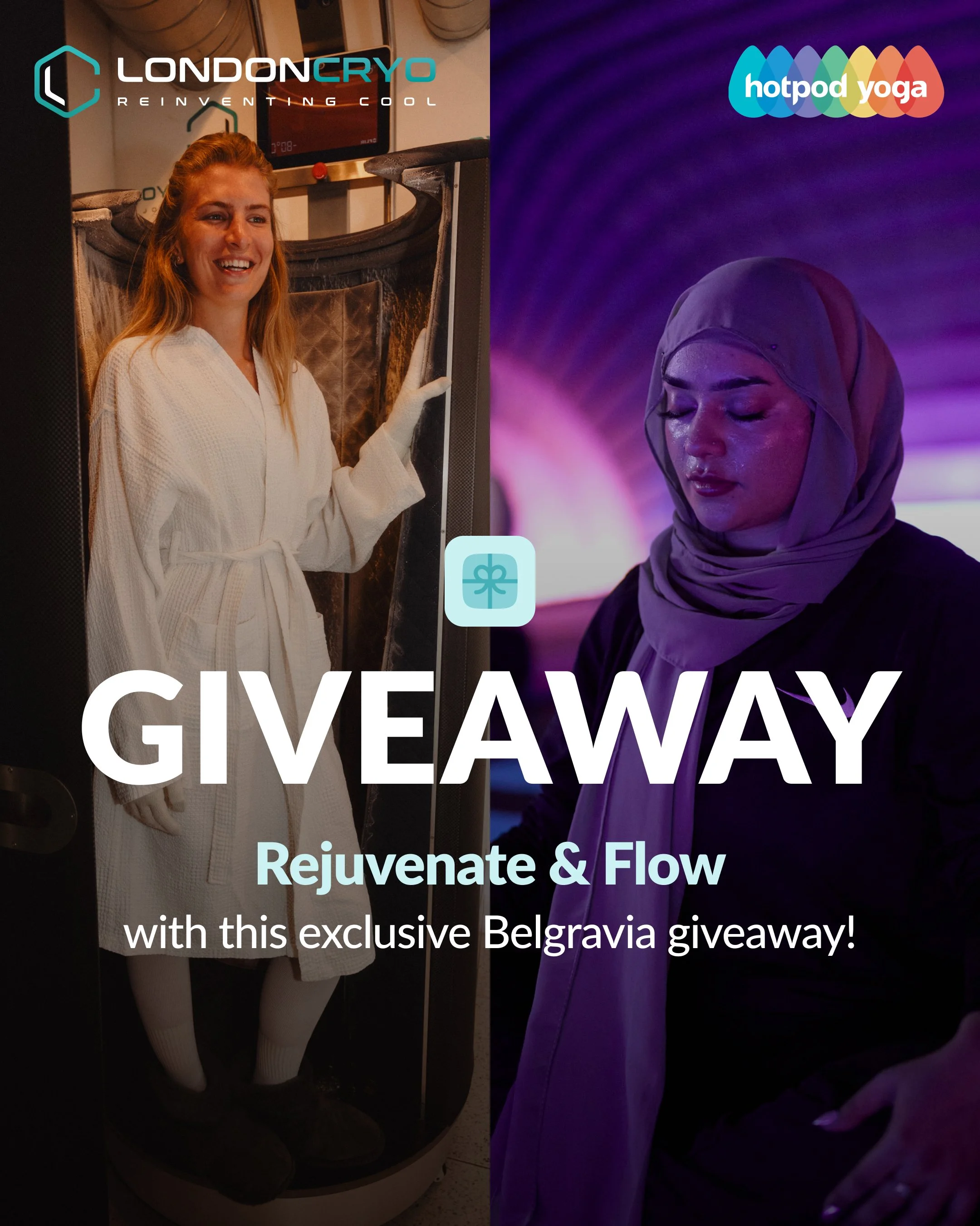 FEBRUARY RESET GIVEAWAY - LondonCryo and HotPod Yoga Belgravia 