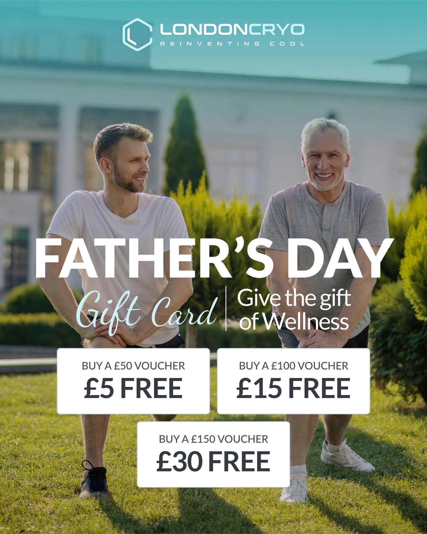 Celebrate your Dad with the ultimate gift of wellness💙⁠
⁠
This Father's Day surprise him with a gift card that promises relaxation rejuvenation, and a well-deserved break from the everyday hustle. Whether it's a soothing massage or a gentleman's fac