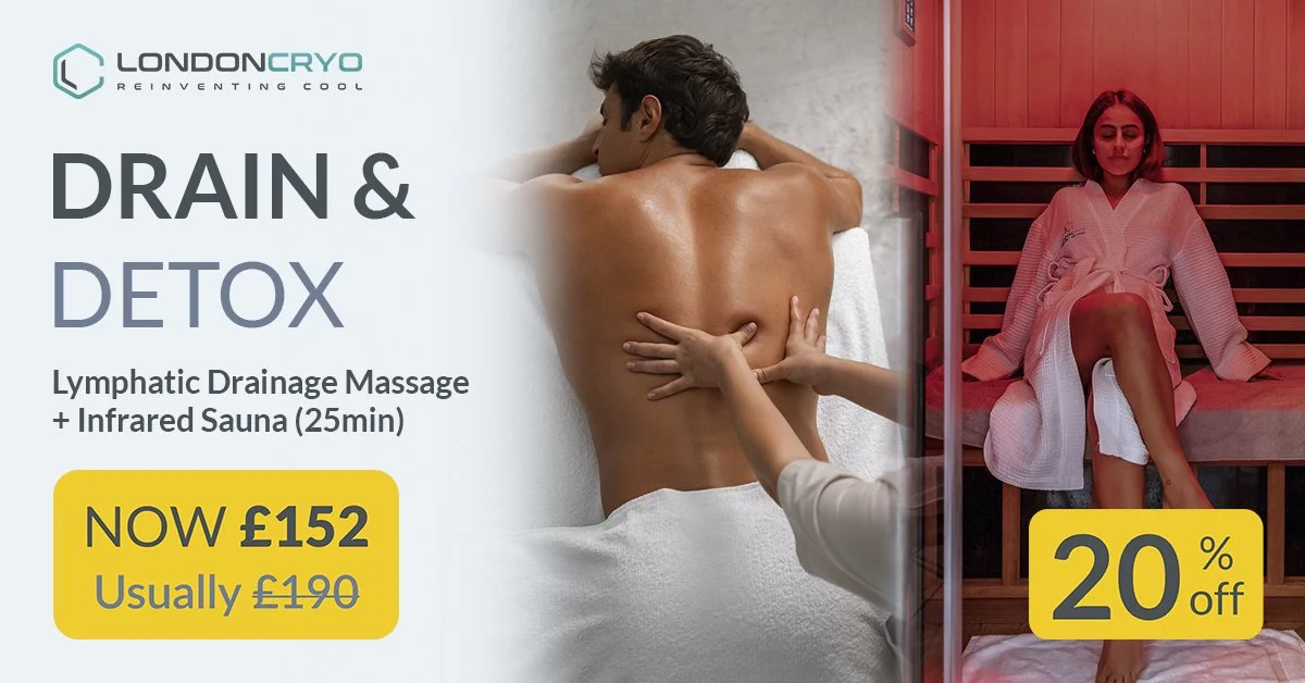 LondonCryo Lymphatic Drainage and Slimming sauna exclusive offer 