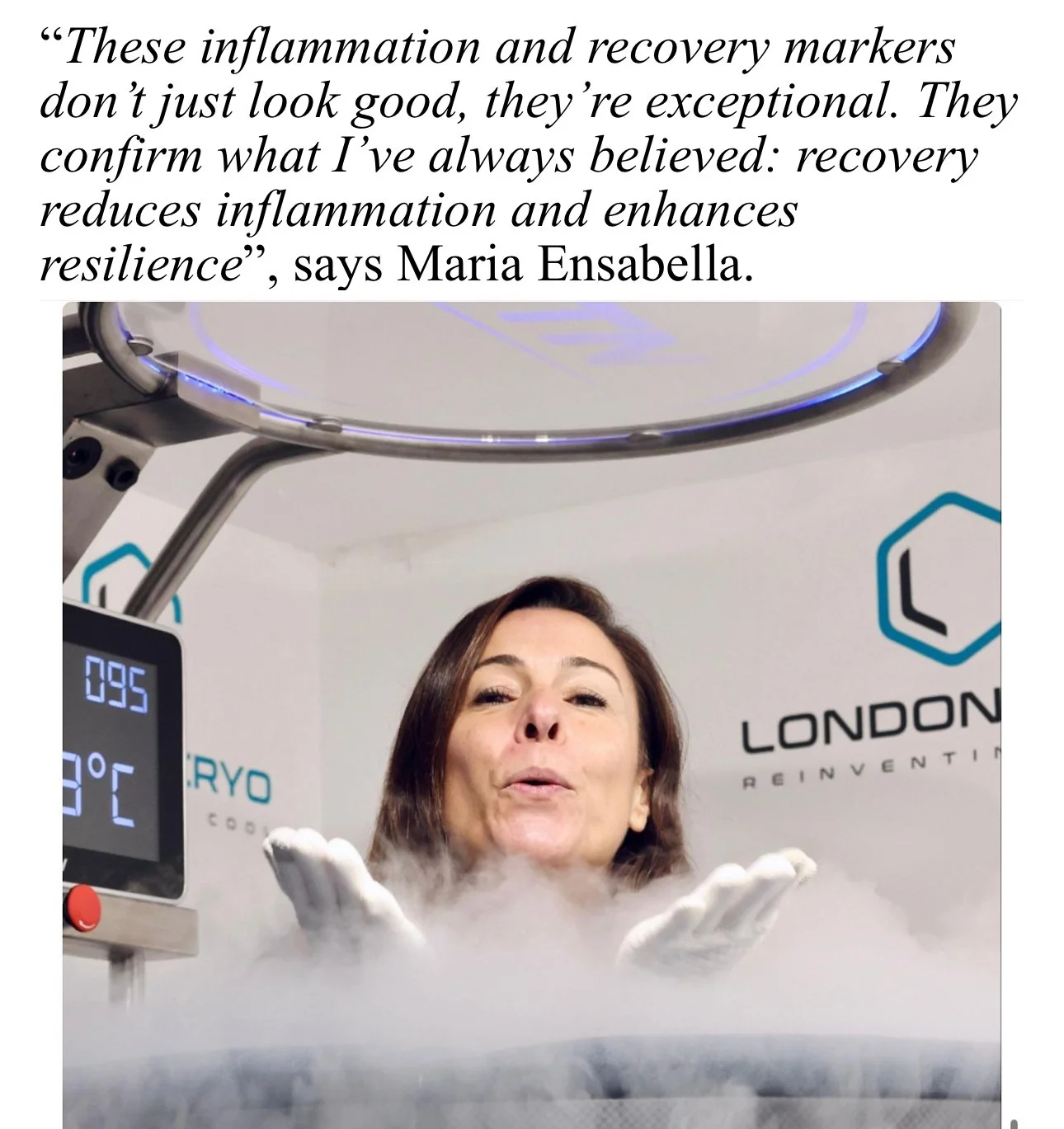 The LondonCryo Founder’s Longevity Blueprint: Data-Driven Recovery, Biomarkers &amp; Anti-Inflammation Science