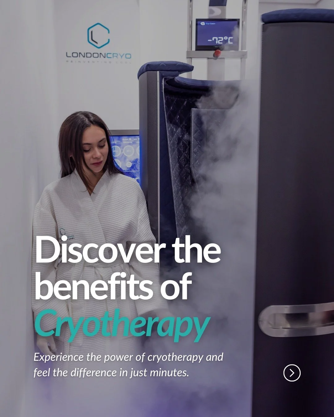 Cold exposure isn&rsquo;t just about recovery, it&rsquo;s a powerful tool for longevity ❄️

Regular cryotherapy can help reduce inflammation, support cellular health, boost energy and keep your body performing at its best over time.

That&rsquo;s why
