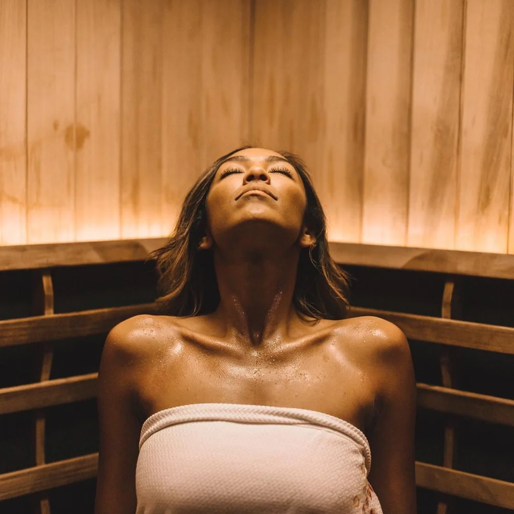 Infrared sauna supporting recovery at LondonCryo St John’s Wood