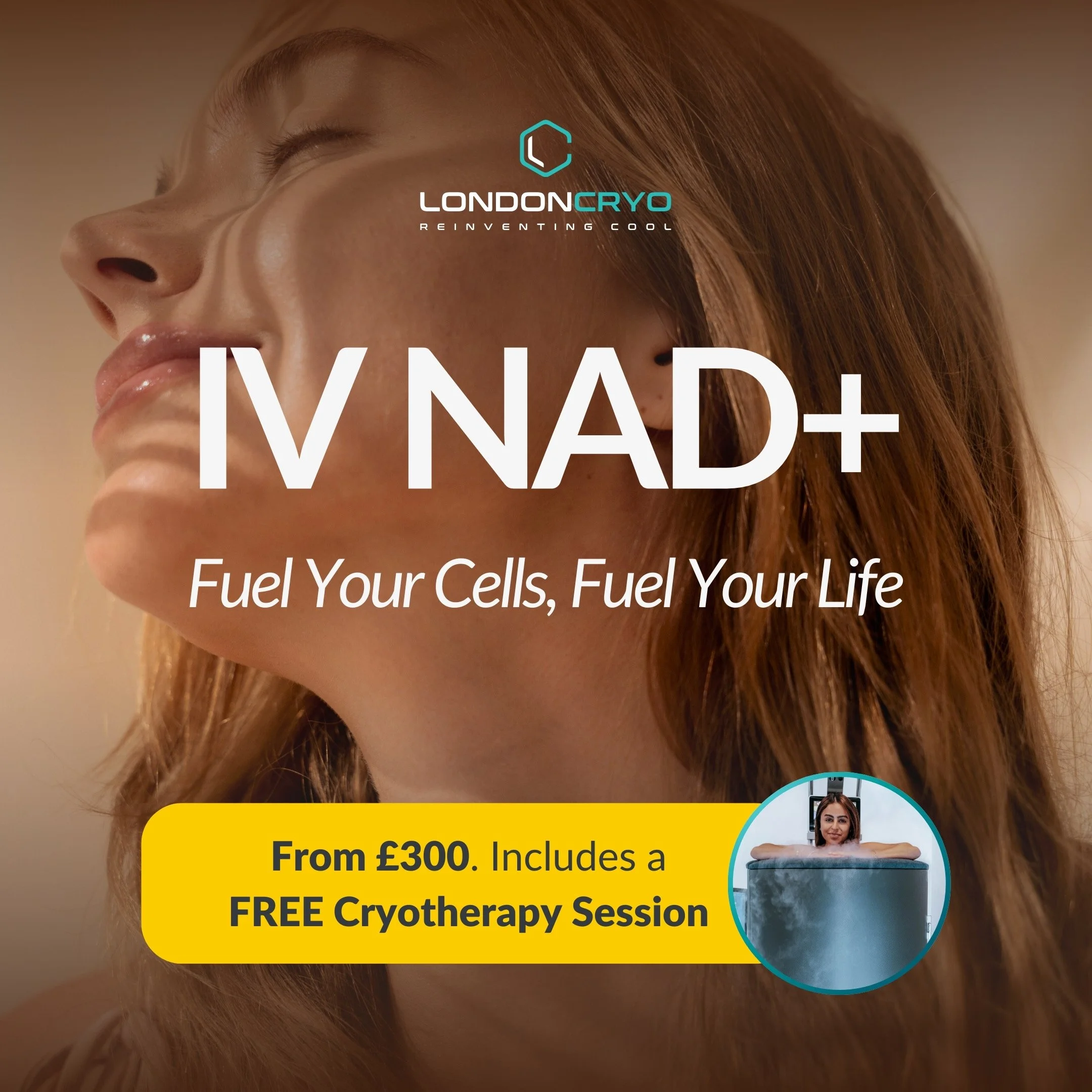 NAD+ IV DRIP + FREE CRYO