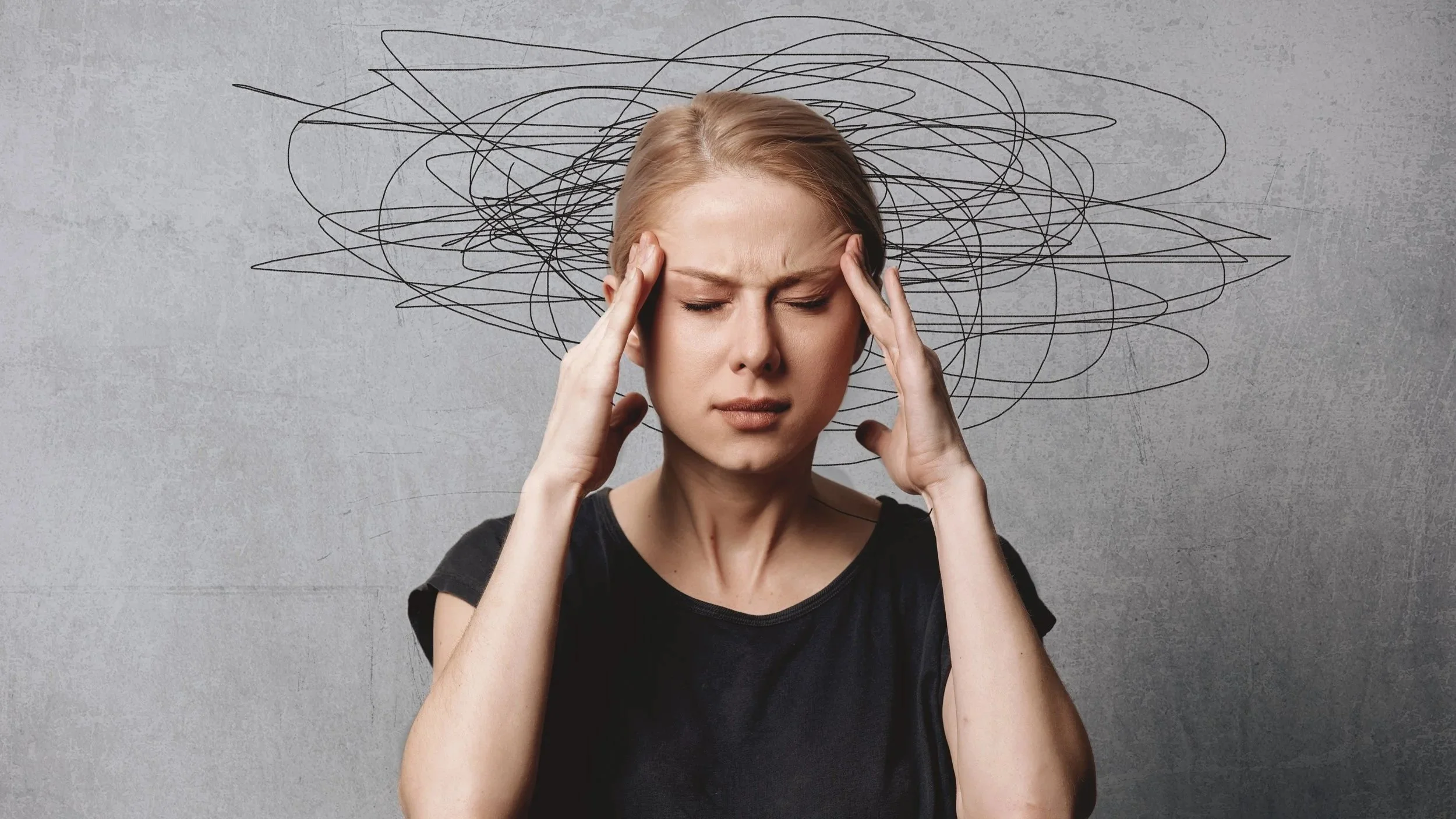 Conceptual image representing nervous system sensitivity and systemic stress