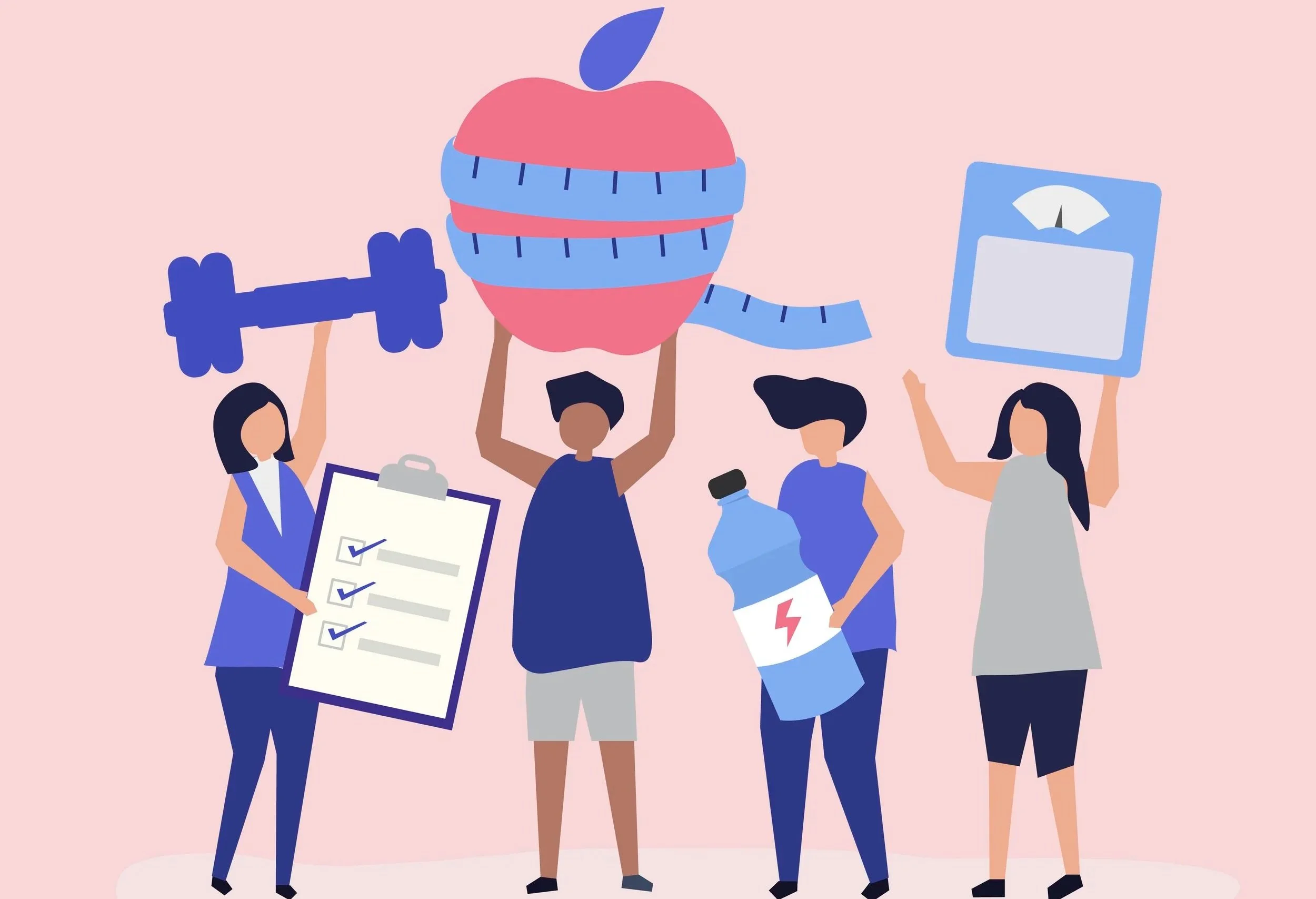 Conceptual image representing metabolic and physiological adaptation after GLP-1 use