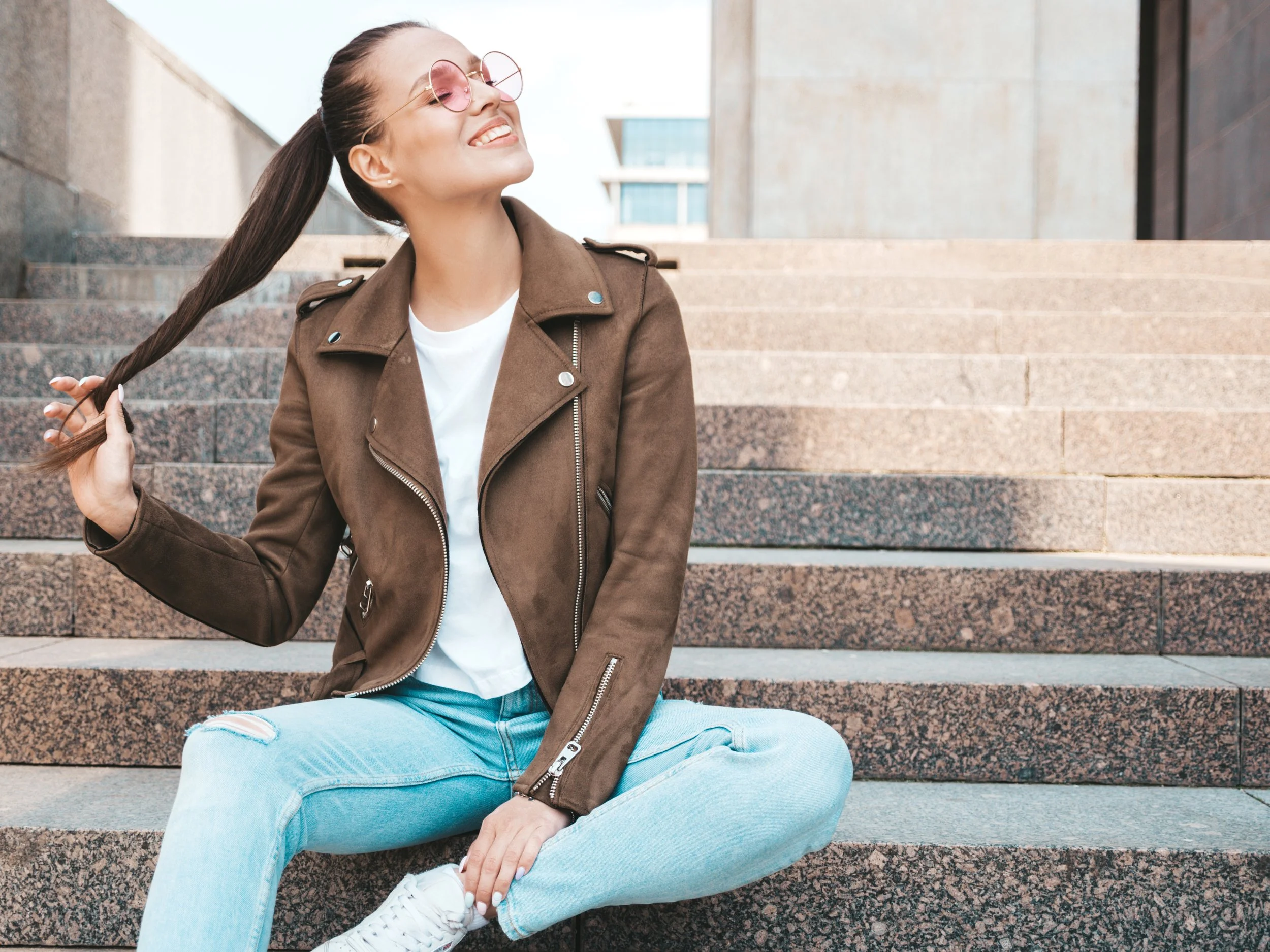 Person moving comfortably and confidently without back or neck tension