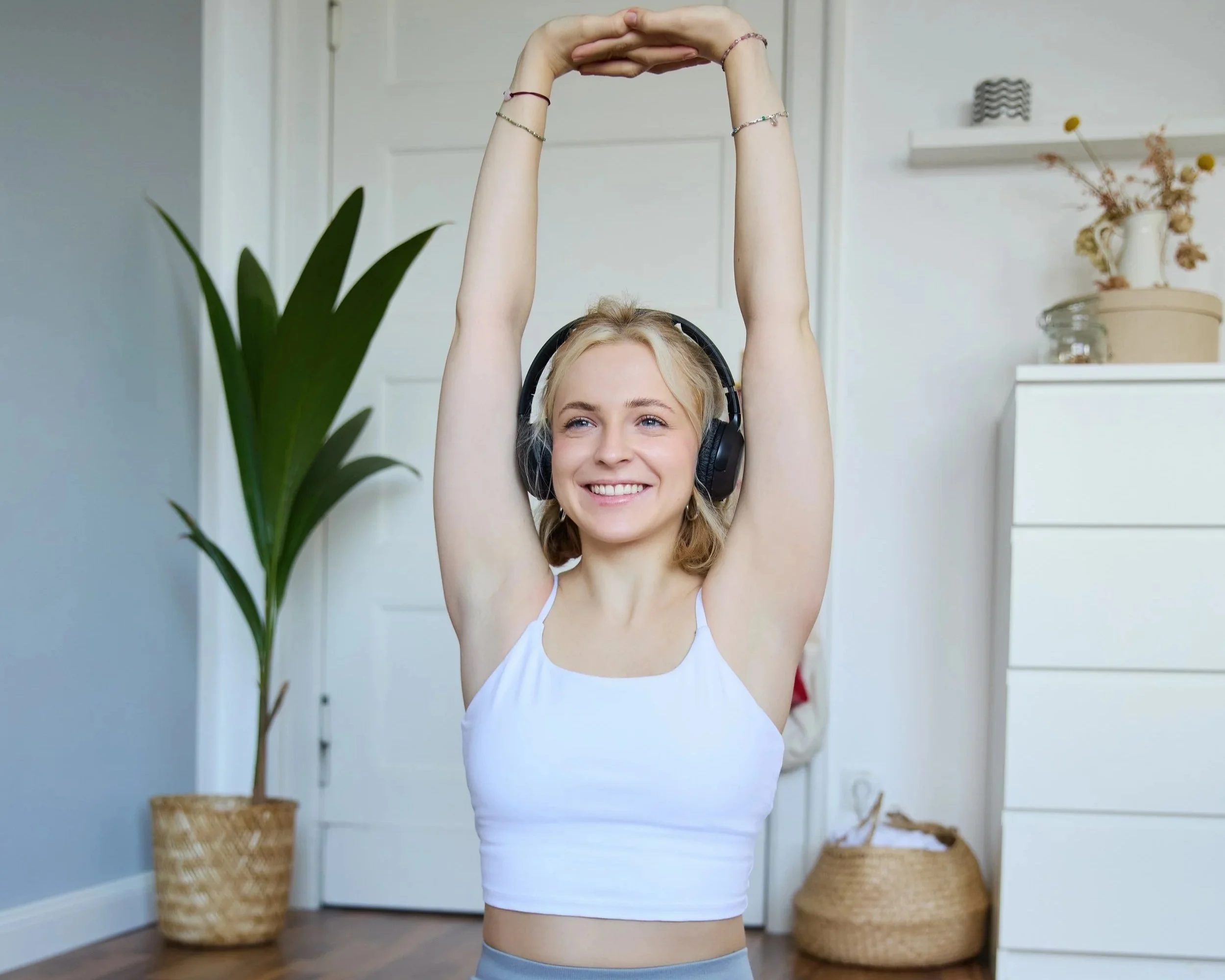 Person feeling stable and confident after supporting post-GLP-1 body recovery