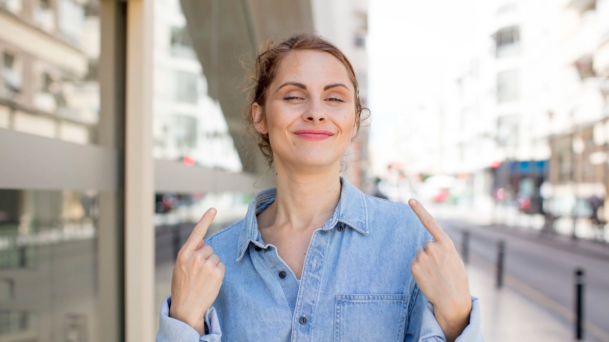 Person feeling mentally clear and focused after recovery from brain fog