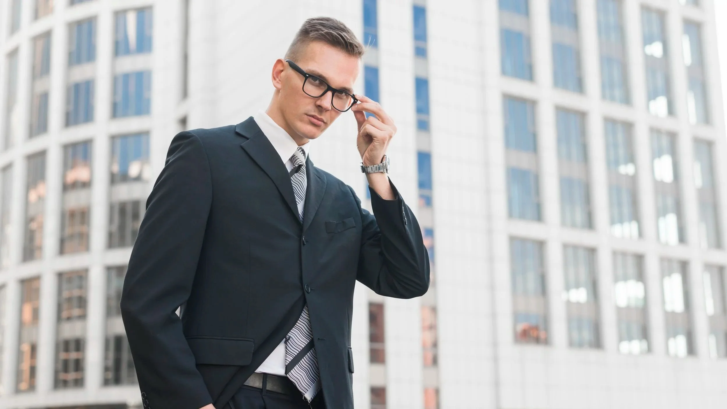 Person demonstrating calm focus and mental clarity during everyday activity