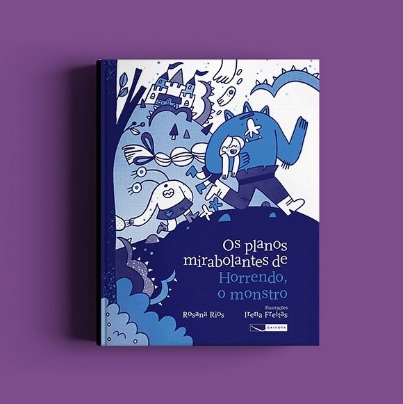 Os Planos Mirabolantes de Horrendo, o Monstro! Uma hist&oacute;ria de @rosanariosautora, com ilustra&ccedil;&otilde;es de minha autoria. J&aacute; dispon&iacute;vel para pr&eacute;-venda (link na bio) 👻✨