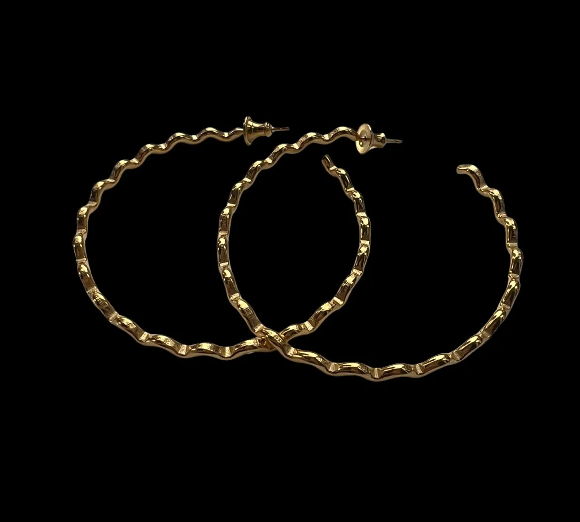 Heartbeat Hoop Earrings