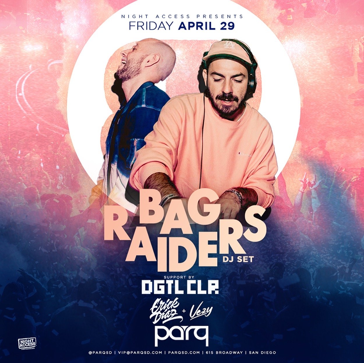Bag Raiders &amp; DGTL CLR at Parq