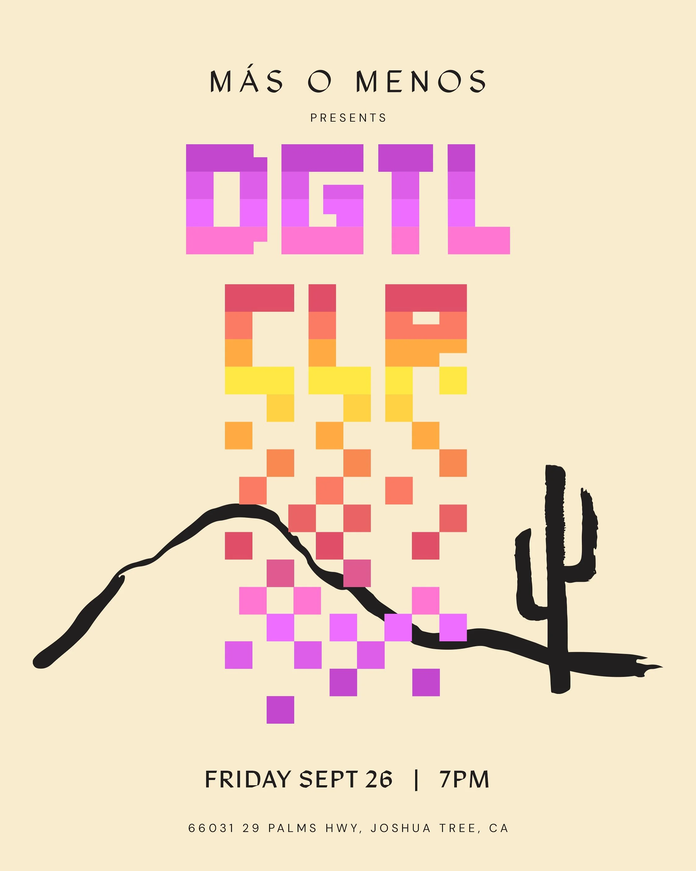 DGTL CLR Live at Mas O Menos