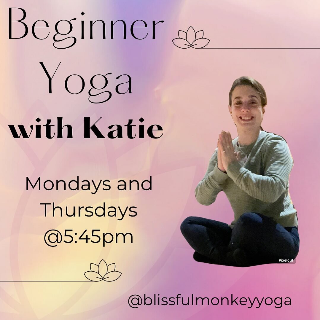 Yoga is for everybody! Katie&rsquo;s beginner yoga class is great for all levels whether it&rsquo;s your first time on the mat or your 100th. Find the class that works for you at the link in bio. 

Beginner Yoga class will feature light stretching, g