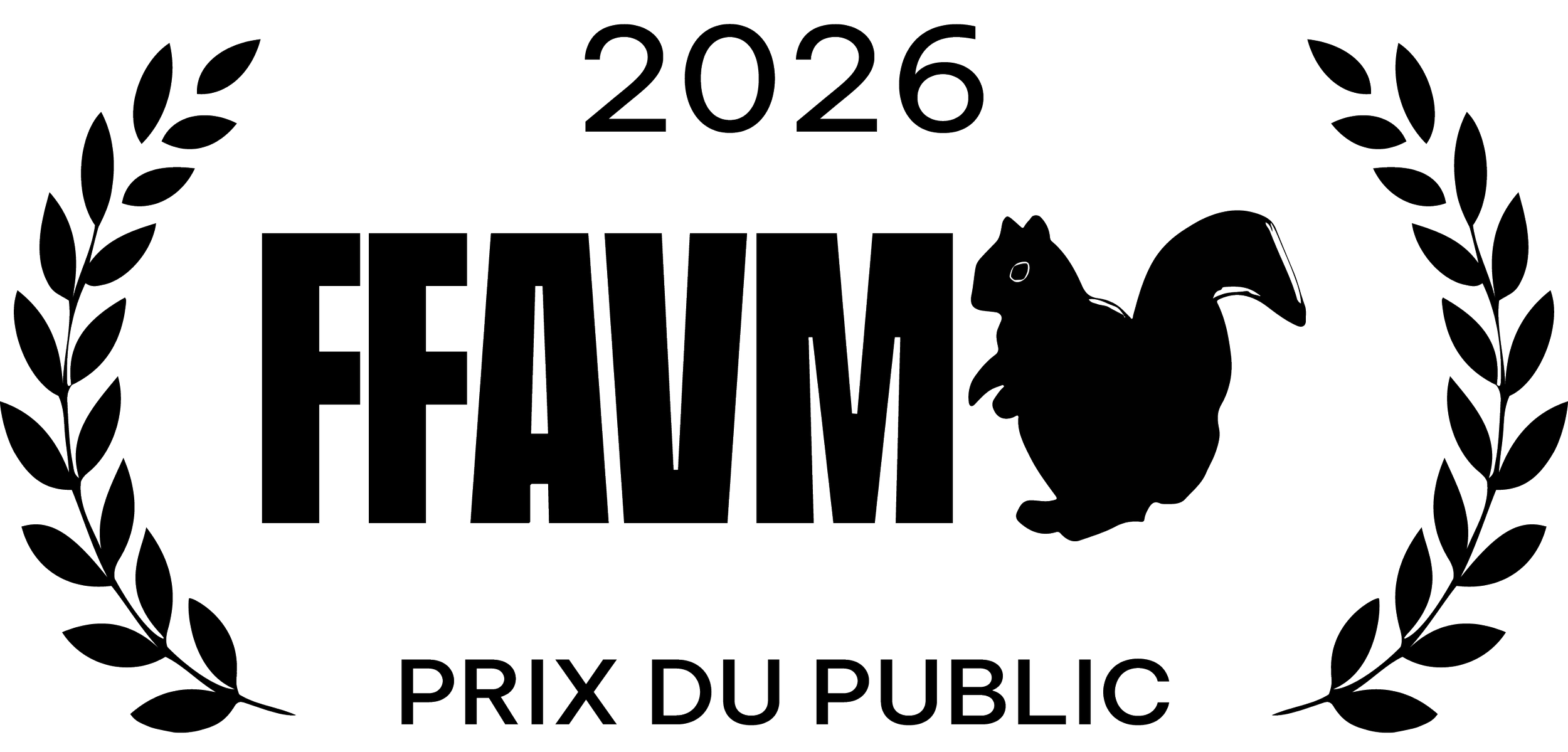 FFAVM LAURIER 2026_prix public_LAUREL FR NOIR.png