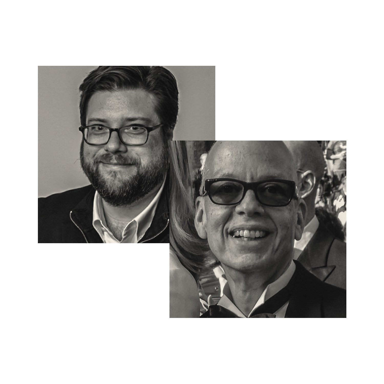  Jothan and Paul are both advertising creative directors but 20 years apart in age. They meet weekly to share their design work and ideas for two-way critiques and collaboration. 