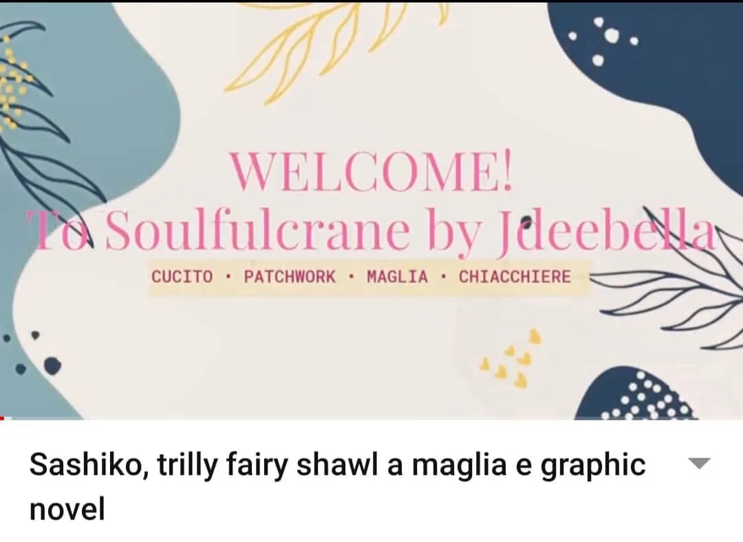 Nuovo video su Youtube!
Oggi parlo di #sashiko, progetti a #maglia iniziati che si apprestano ad essere finiti (in particolare lo scialle #trillyfairyshawl ) e #graficnovel
 Link al canale nel profilo. Ti aspetto l&igrave;.

#magliainitaliano
#sashik