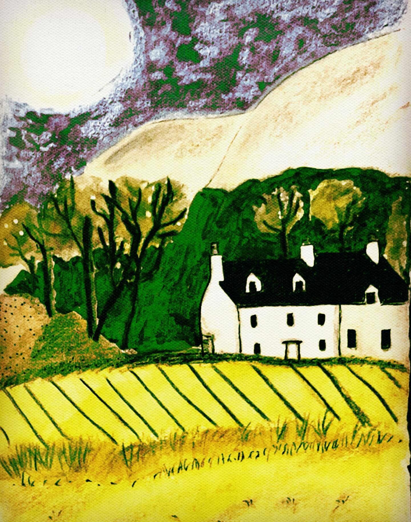 Wishing Spring fields
Mixedmedia canvas giclee 10x15cm
#gicleeprint #springcottage #artprint #naplesyellow #fieldsketch