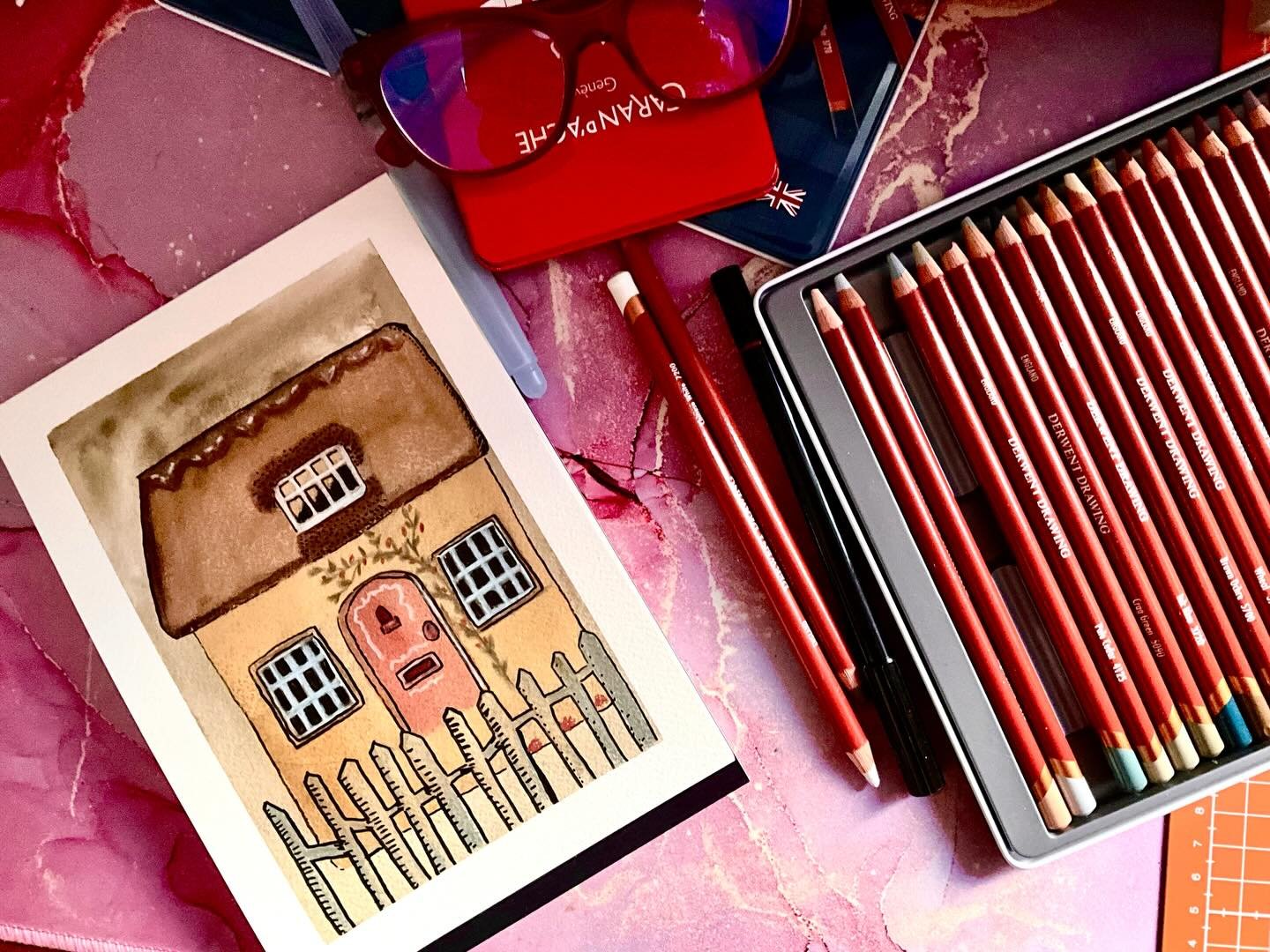 Testing new watercolor paper
I love to paint cottages.
#watercolorsketch #cottageart #postcardart #cottageillustration