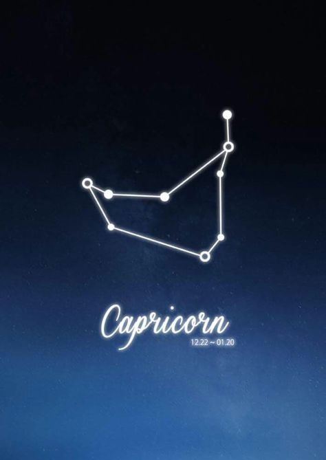Capricorn Constellation Zodiac Sign December January Astrology