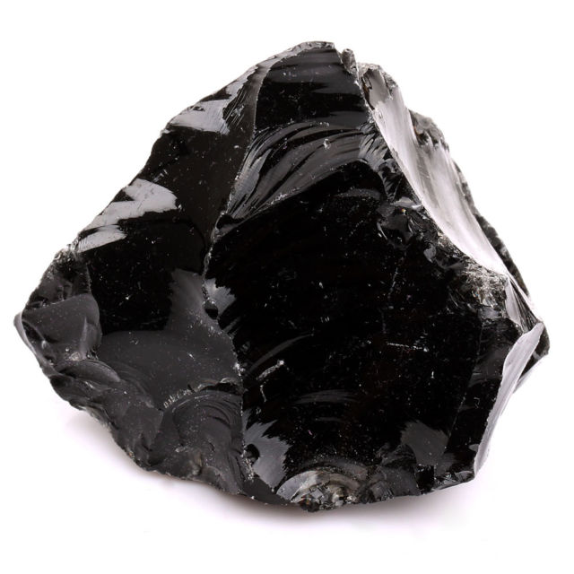 Obsidian Black Obsidian Semi Polished Point OOAK-B31-10