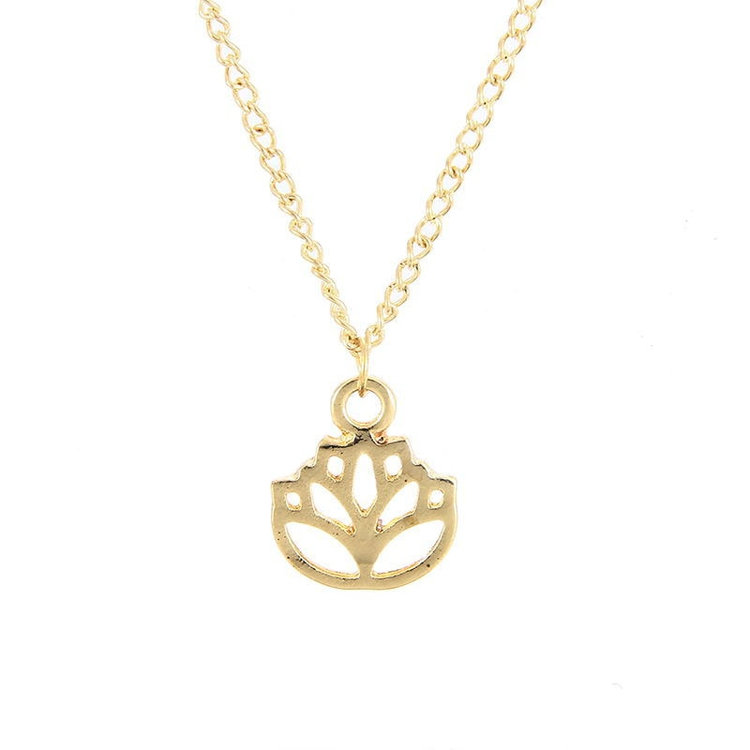 lotus charm pendant. positive love mantra necklace for her. self confidence self esteem unisex tennis necklace with meaning. self confidence mother daughter gift mantra phrase - new beginnings