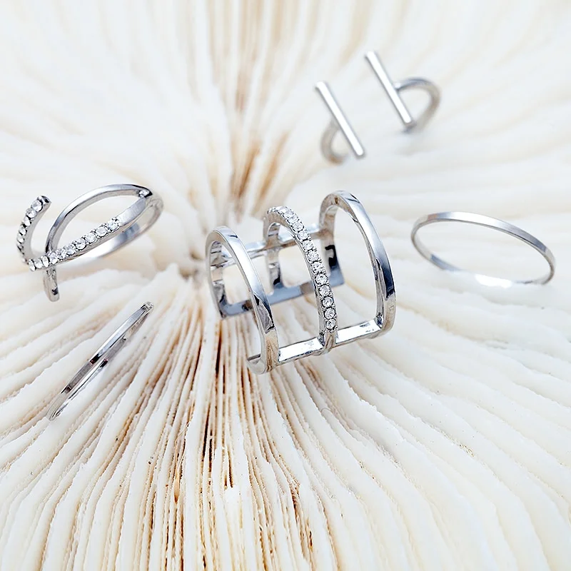 Pretty Bohemian Stacking Rings Peaceful Island Cute & cheap jewelry, surabaya, indonesia. pretty bohemian stacking rings peaceful island