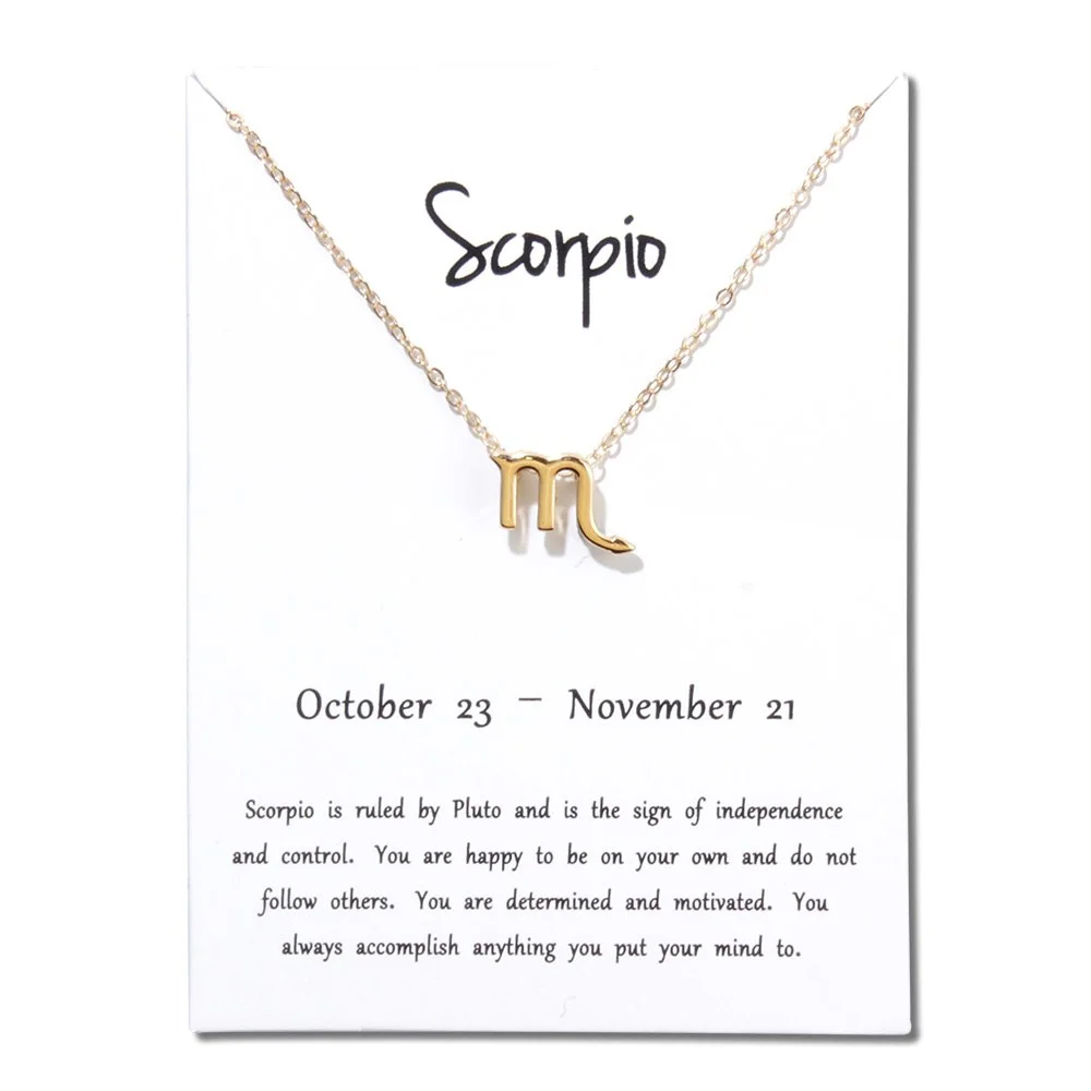 ♏︎ Scorpio Necklace - Star Sign 