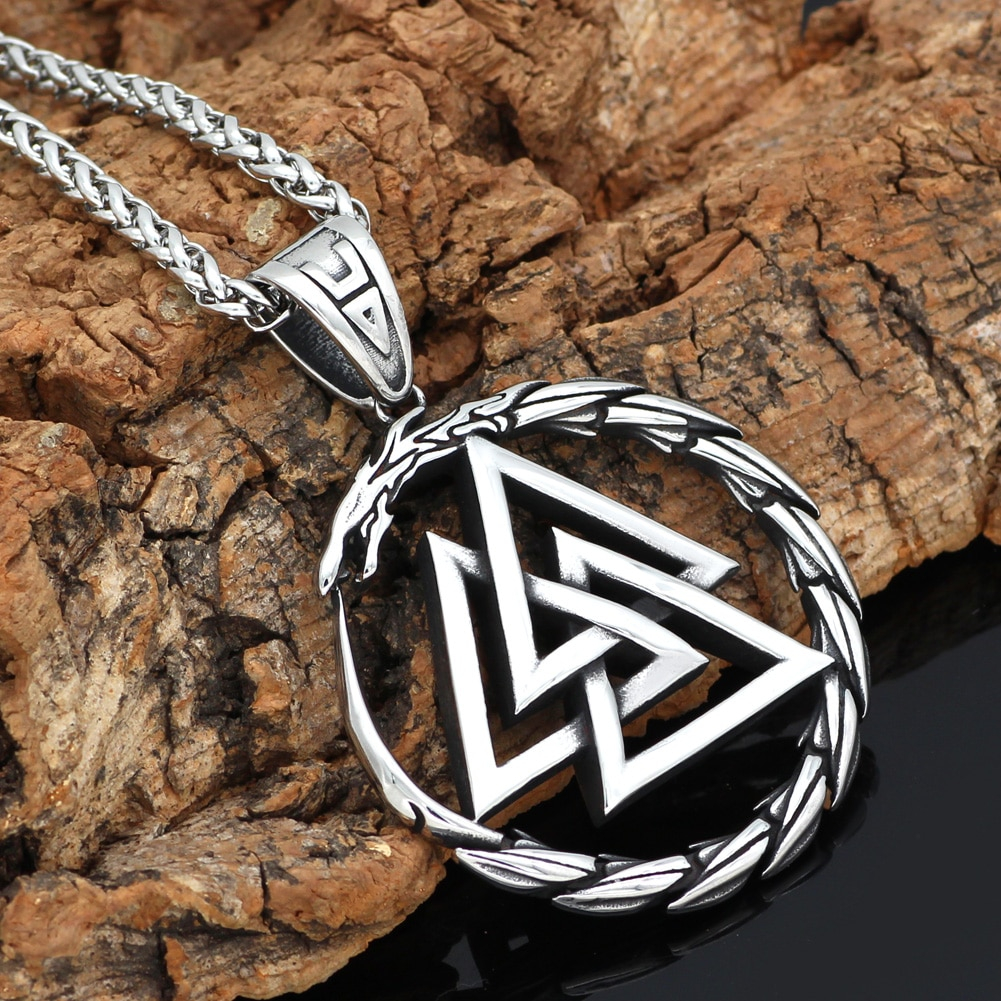 Valknut - Odin Talisman - Men's Viking 