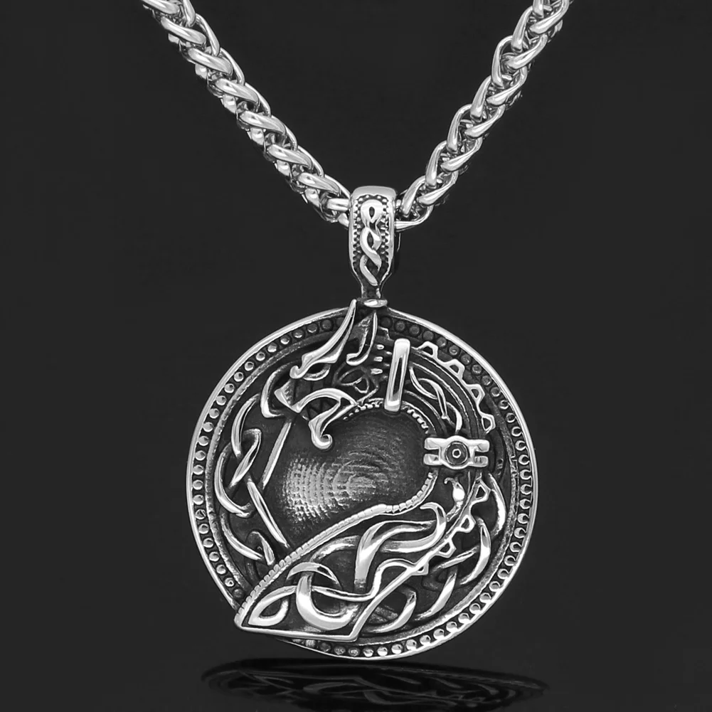 Dragon Viking Pendant - Men's Viking 