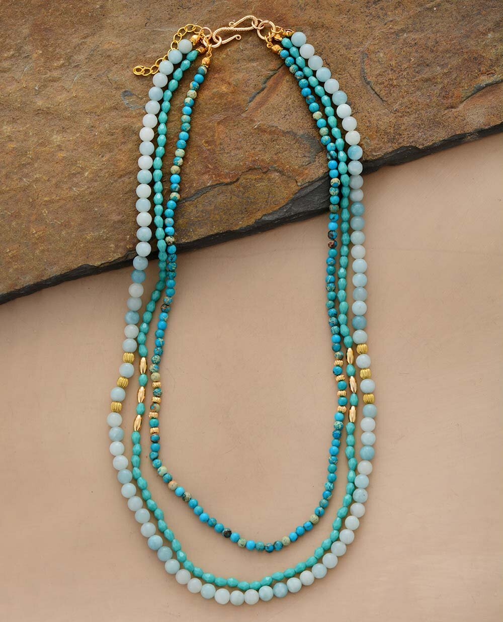 Spring Collection Crystal Beaded Necklaces
