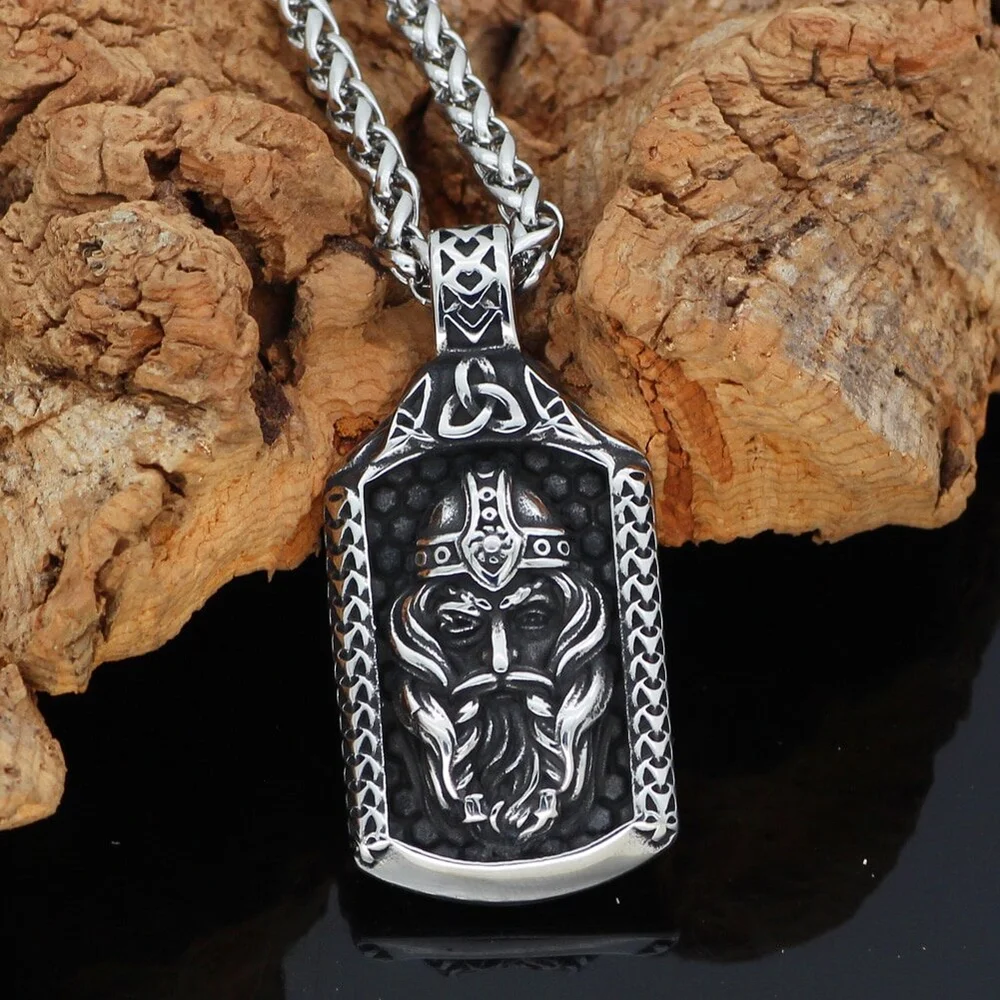 Odin Viking Talisman Pendant - Men's Viking Necklace — Peaceful Island