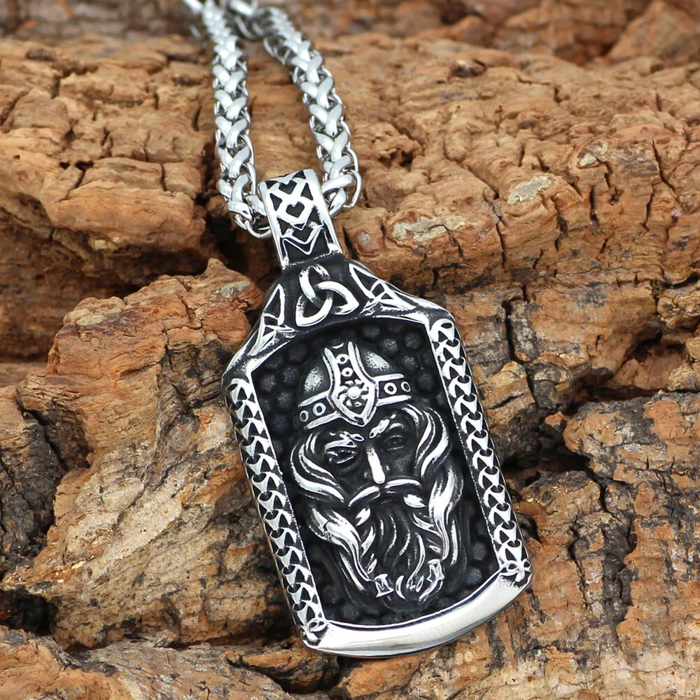 Odin Viking Talisman Pendant - Men's Viking Necklace — Peaceful Island