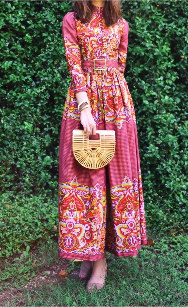maroon floral jumpsuit